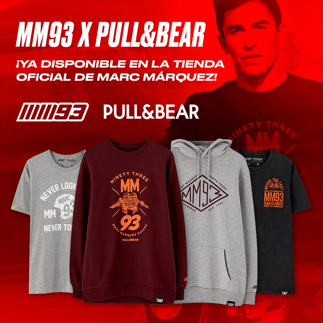 The Marc Márquez and Pull & Bear collection is now on - ARE 93